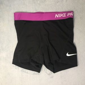 Purple Nike Pro 3” Spandex [Size S]